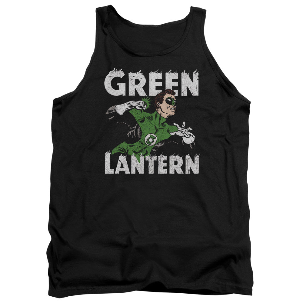 AN OFFCIALLY LICENSED DC HAL POWER ADULT UNISEX TANK TOP BLACK