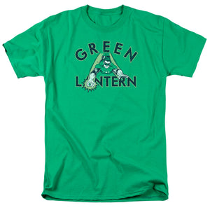 AN OFFCIALLY LICENSED DC IN FLIGHT MEN'S REGULAR FIT T-SHIRT KELLY GREEN
