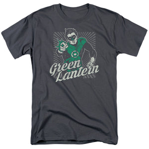 AN OFFCIALLY LICENSED DC RING RAYS MEN'S REGULAR FIT T-SHIRT CHARCOAL
