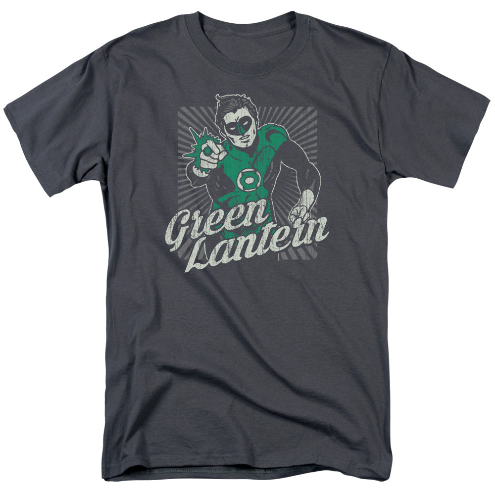 AN OFFCIALLY LICENSED DC RING RAYS MEN'S REGULAR FIT T-SHIRT CHARCOAL