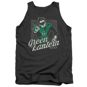 AN OFFCIALLY LICENSED DC RING RAYS ADULT UNISEX TANK TOP CHARCOAL