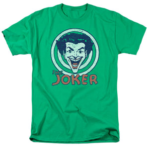 AN OFFCIALLY LICENSED DC JOKE TARGET MEN'S REGULAR FIT T-SHIRT KELLY GREEN