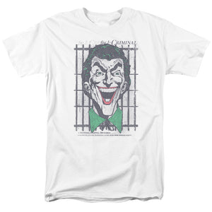 AN OFFCIALLY LICENSED DC CRIMINAL MEN'S REGULAR FIT T-SHIRT WHITE
