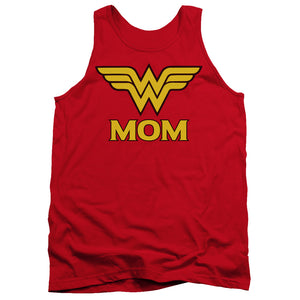 AN OFFCIALLY LICENSED DCO WONDER MOM ADULT UNISEX TANK TOP RED