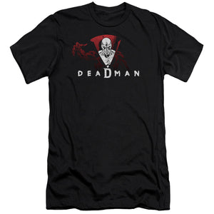 AN OFFCIALLY LICENSED DCO DEADMAN MEN'S PREMIUM SLIM FIT T-SHIRT BLACK