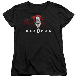AN OFFCIALLY LICENSED DCO DEADMAN WOMEN'S REGULAR FIT T-SHIRT BLACK