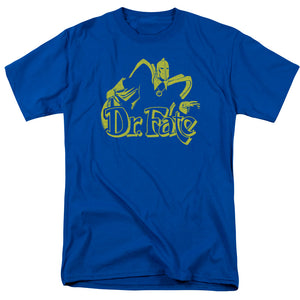 AN OFFCIALLY LICENSED DCO ONE COLOR FATE MEN'S REGULAR FIT T-SHIRT ROYAL