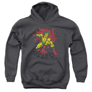 AN OFFCIALLY LICENSED DCO CREEPER YOUTH HOODIE CHARCOAL