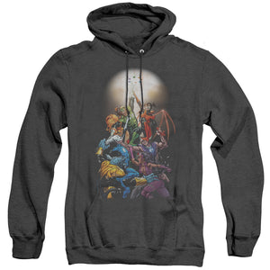 AN OFFCIALLY LICENSED GREEN LANTERN GL NEW GUARDIANS #1 ADULT UNISEX HEATHER PULLOVER HOODIE BLACK