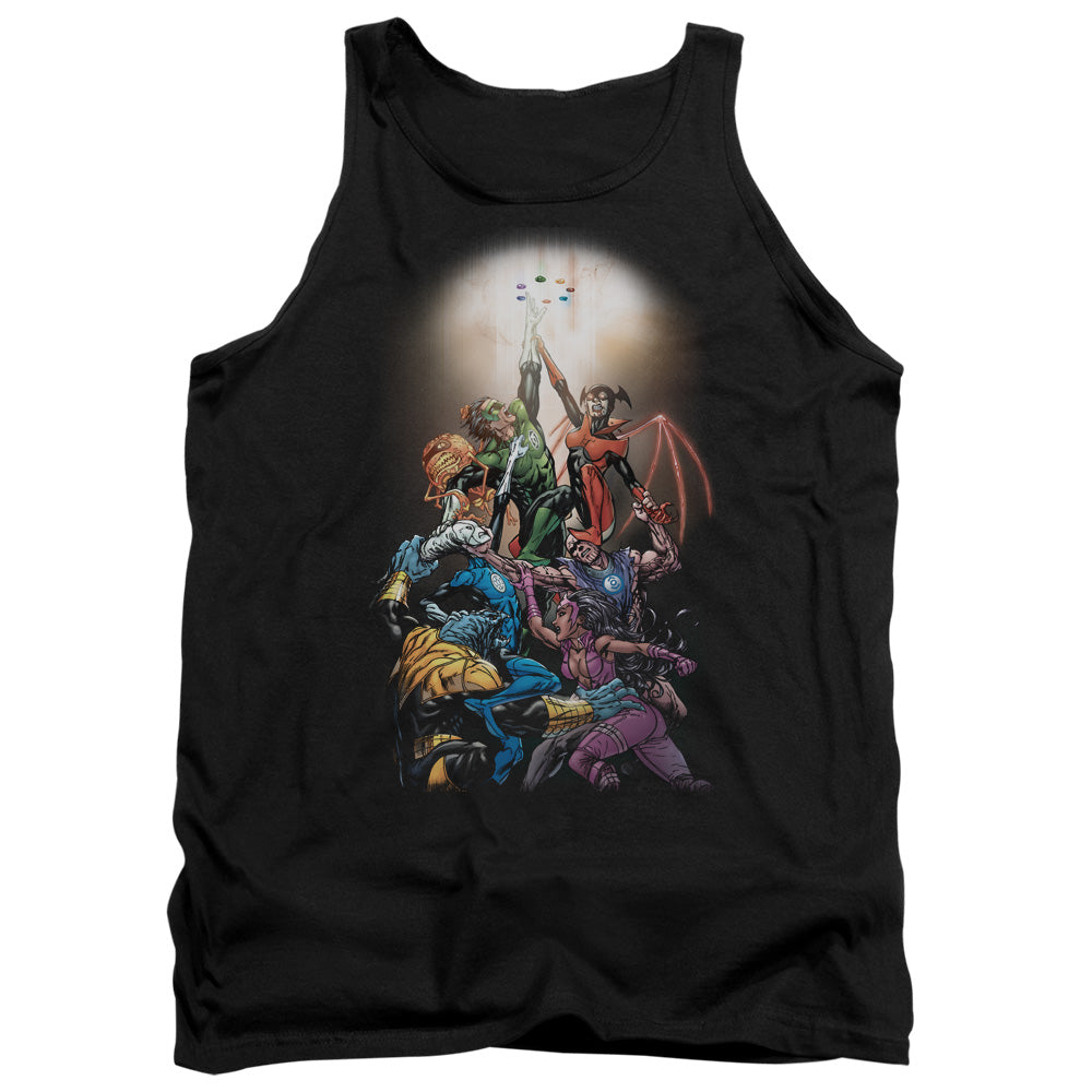 AN OFFCIALLY LICENSED GREEN LANTERN GL NEW GUARDIANS #1 ADULT UNISEX TANK TOP BLACK