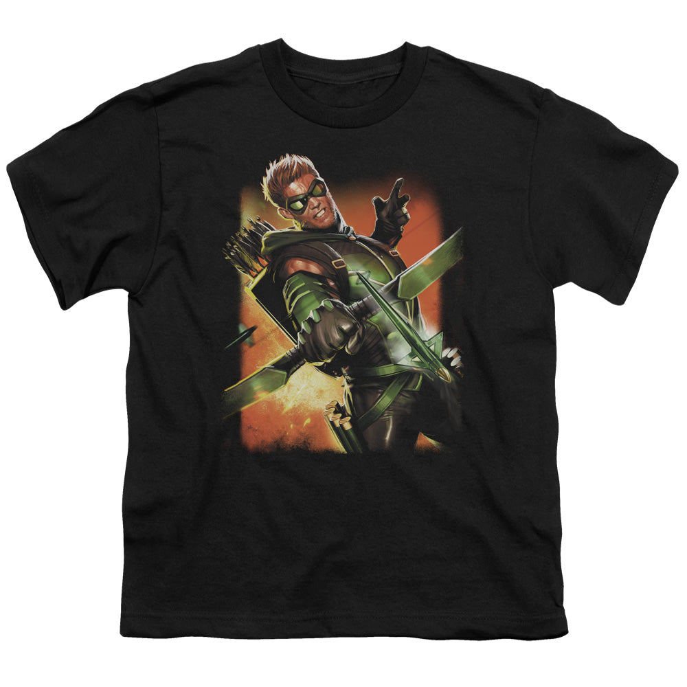 JLA Green Arrow #1 Licensed Kid's T-Shirt (Ages 4-7) SM-XL