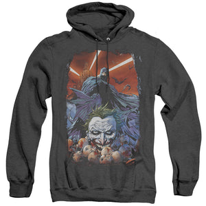 AN OFFCIALLY LICENSED BATMAN DETECTIVE COMICS #1 ADULT UNISEX HEATHER PULLOVER HOODIE BLACK