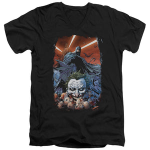 AN OFFCIALLY LICENSED BATMAN DETECTIVE COMICS #1 MEN'S V-NECK T-SHIRT BLACK