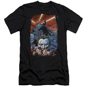 AN OFFCIALLY LICENSED BATMAN DETECTIVE COMICS #1 MEN'S PREMIUM SLIM FIT T-SHIRT BLACK