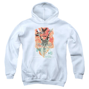 AN OFFCIALLY LICENSED BATMAN BATWOMAN #1 YOUTH HOODIE WHITE