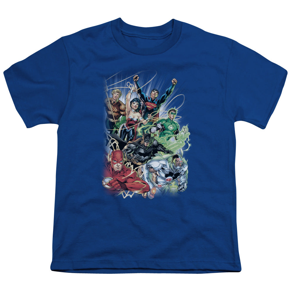 JLA Justice League #1 Licensed Kid's T-Shirt (Ages 4-7) XS-XL