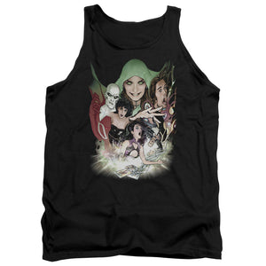AN OFFCIALLY LICENSED DCR JUSTICE LEAGUE DARK ADULT UNISEX TANK TOP BLACK