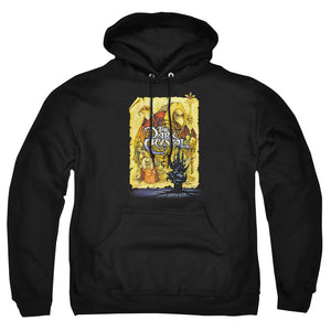 AN OFFCIALLY LICENSED DARK CRYSTAL POSTER ADULT UNISEX PULLOVER HOODIE BLACK