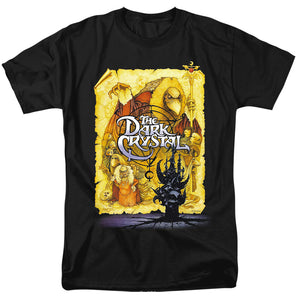 AN OFFCIALLY LICENSED DARK CRYSTAL POSTER MEN'S REGULAR FIT T-SHIRT BLACK