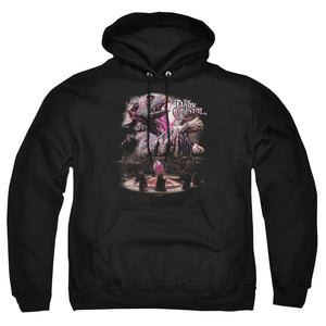 AN OFFCIALLY LICENSED DARK CRYSTAL POWER MAD ADULT UNISEX PULLOVER HOODIE BLACK