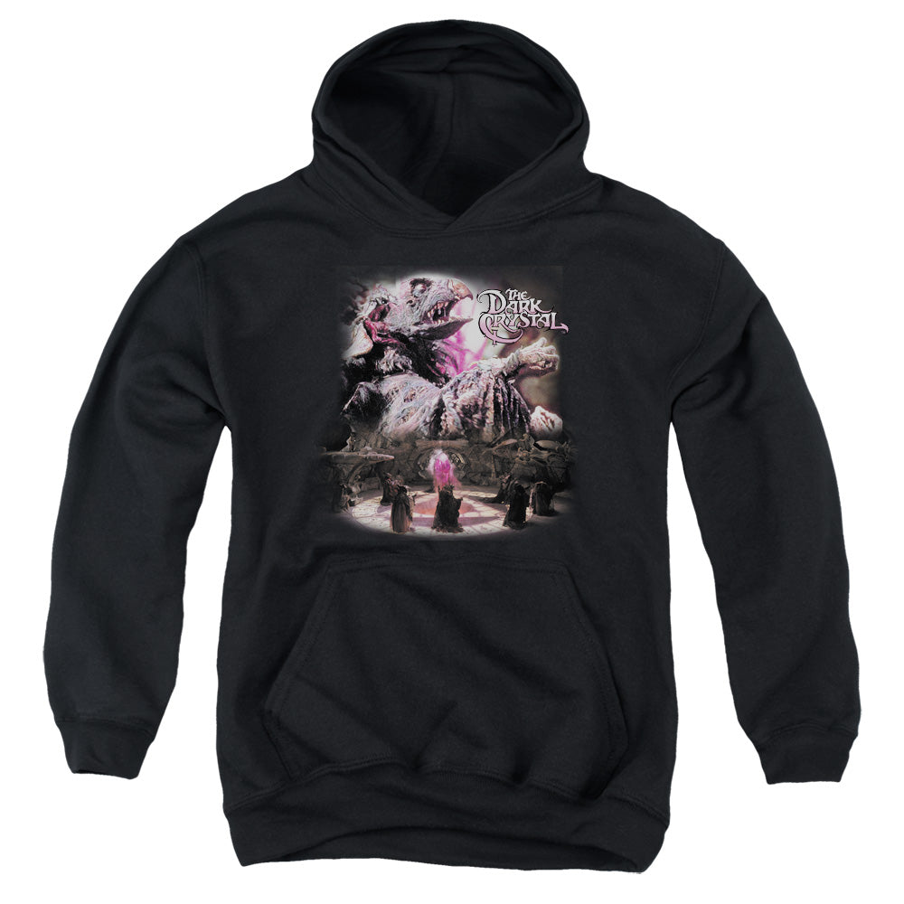 AN OFFCIALLY LICENSED DARK CRYSTAL POWER MAD YOUTH HOODIE BLACK