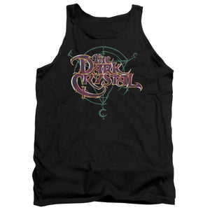 AN OFFCIALLY LICENSED DARK CRYSTAL SYMBOL LOGO ADULT UNISEX TANK TOP BLACK