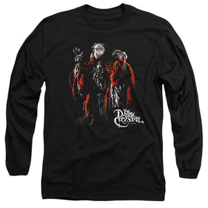 AN OFFCIALLY LICENSED DARK CRYSTAL SKEKSIS MEN'S LONG SLEEVE T-SHIRT BLACK