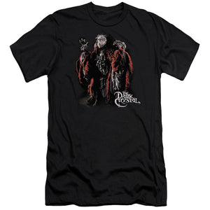 AN OFFCIALLY LICENSED DARK CRYSTAL SKEKSIS MEN'S PREMIUM SLIM FIT T-SHIRT BLACK