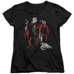 AN OFFCIALLY LICENSED DARK CRYSTAL SKEKSIS WOMEN'S REGULAR FIT T-SHIRT BLACK