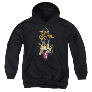 AN OFFCIALLY LICENSED DARK CRYSTAL CRYSTAL QUEST YOUTH HOODIE BLACK