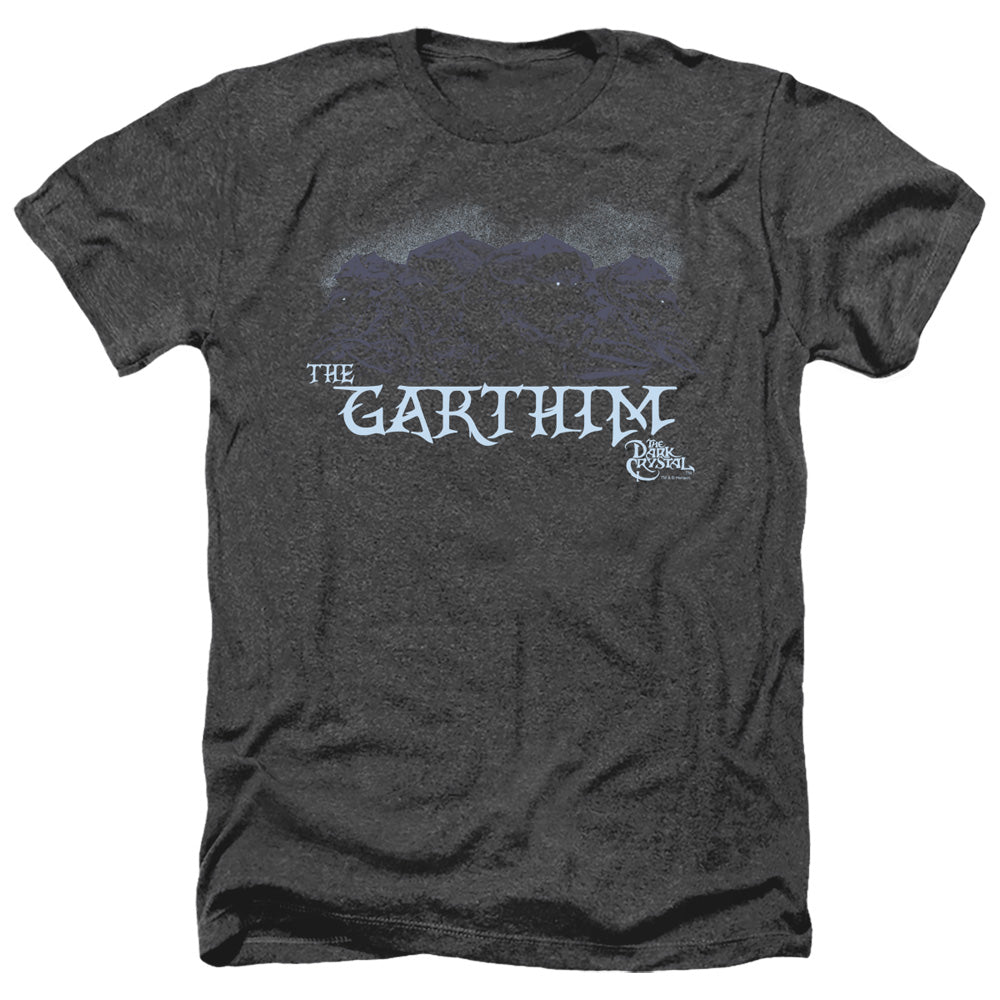 AN OFFCIALLY LICENSED DARK CRYSTAL THE GARTHIM MEN'S HEATHER T-SHIRT CHARCOAL