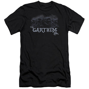 AN OFFCIALLY LICENSED DARK CRYSTAL THE GARTHIM MEN'S PREMIUM SLIM FIT T-SHIRT BLACK