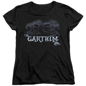 AN OFFCIALLY LICENSED DARK CRYSTAL THE GARTHIM WOMEN'S REGULAR FIT T-SHIRT BLACK