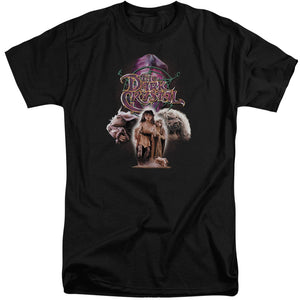 AN OFFCIALLY LICENSED DARK CRYSTAL THE GOOD GUYS MEN'S TALL FIT T-SHIRT BLACK