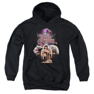 AN OFFCIALLY LICENSED DARK CRYSTAL THE GOOD GUYS YOUTH HOODIE BLACK