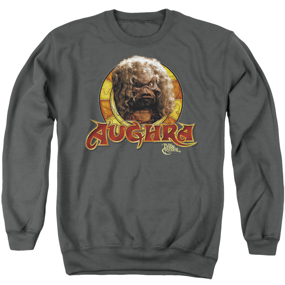 AN OFFCIALLY LICENSED DARK CRYSTAL AUGHRA CIRCLE ADULT UNISEX CREWNECK SWEATSHIRT CHARCOAL