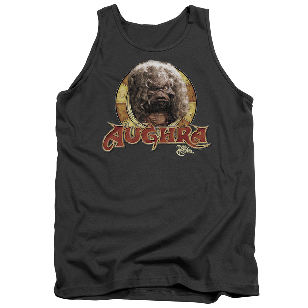 AN OFFCIALLY LICENSED DARK CRYSTAL AUGHRA CIRCLE ADULT UNISEX TANK TOP CHARCOAL