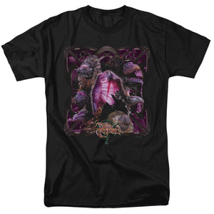 AN OFFCIALLY LICENSED DARK CRYSTAL LUST FOR POWER MEN'S REGULAR FIT T-SHIRT BLACK