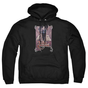 AN OFFCIALLY LICENSED DARK CRYSTAL WICKED POSTER ADULT UNISEX PULLOVER HOODIE BLACK