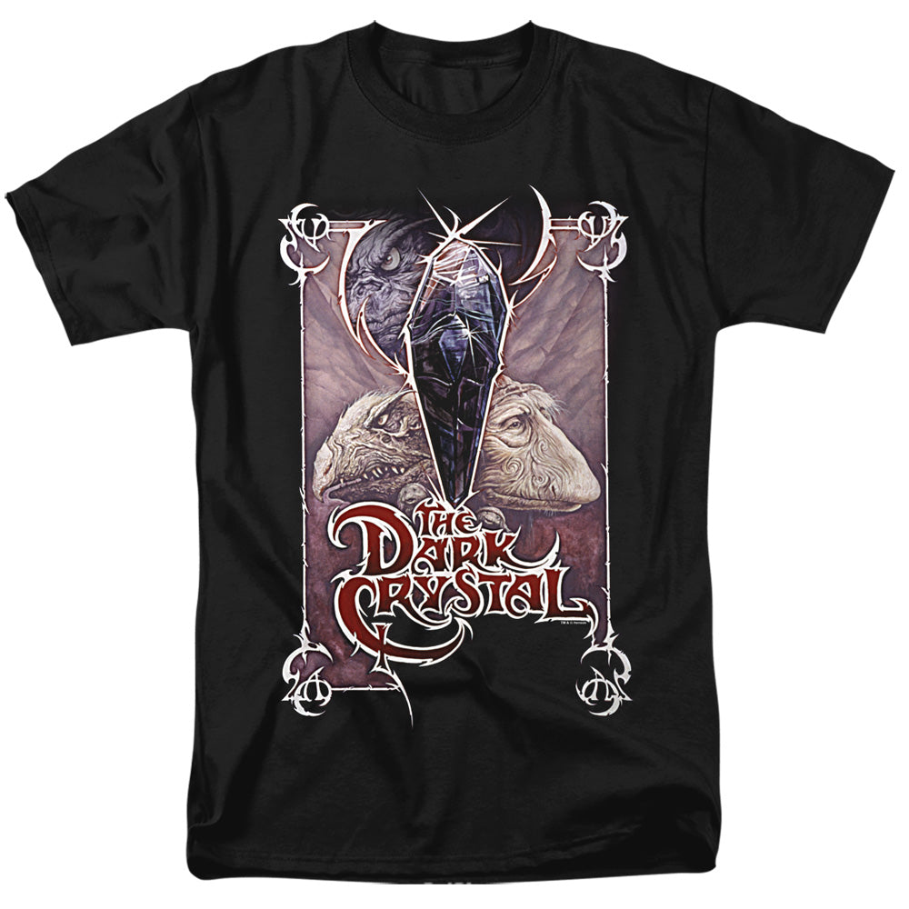 AN OFFCIALLY LICENSED DARK CRYSTAL WICKED POSTER MEN'S REGULAR FIT T-SHIRT BLACK