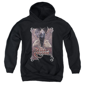 AN OFFCIALLY LICENSED DARK CRYSTAL WICKED POSTER YOUTH HOODIE BLACK