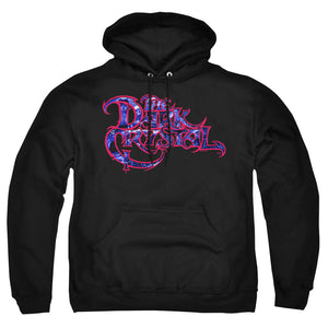 AN OFFCIALLY LICENSED DARK CRYSTAL COLLAGE LOGO ADULT UNISEX PULLOVER HOODIE BLACK