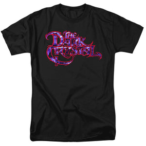 AN OFFCIALLY LICENSED DARK CRYSTAL COLLAGE LOGO MEN'S REGULAR FIT T-SHIRT BLACK