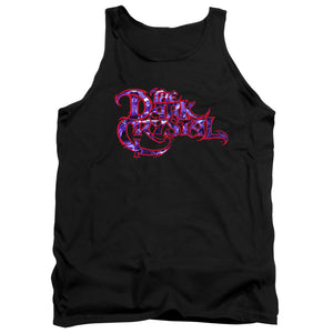 AN OFFCIALLY LICENSED DARK CRYSTAL COLLAGE LOGO ADULT UNISEX TANK TOP BLACK