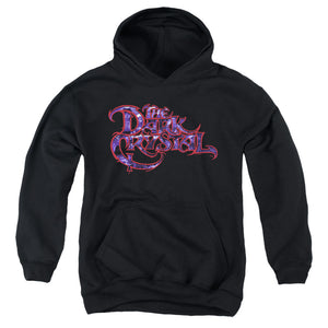 AN OFFCIALLY LICENSED DARK CRYSTAL COLLAGE LOGO YOUTH HOODIE BLACK