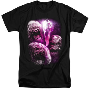 AN OFFCIALLY LICENSED DARK CRYSTAL HOWLING MEN'S TALL FIT T-SHIRT BLACK