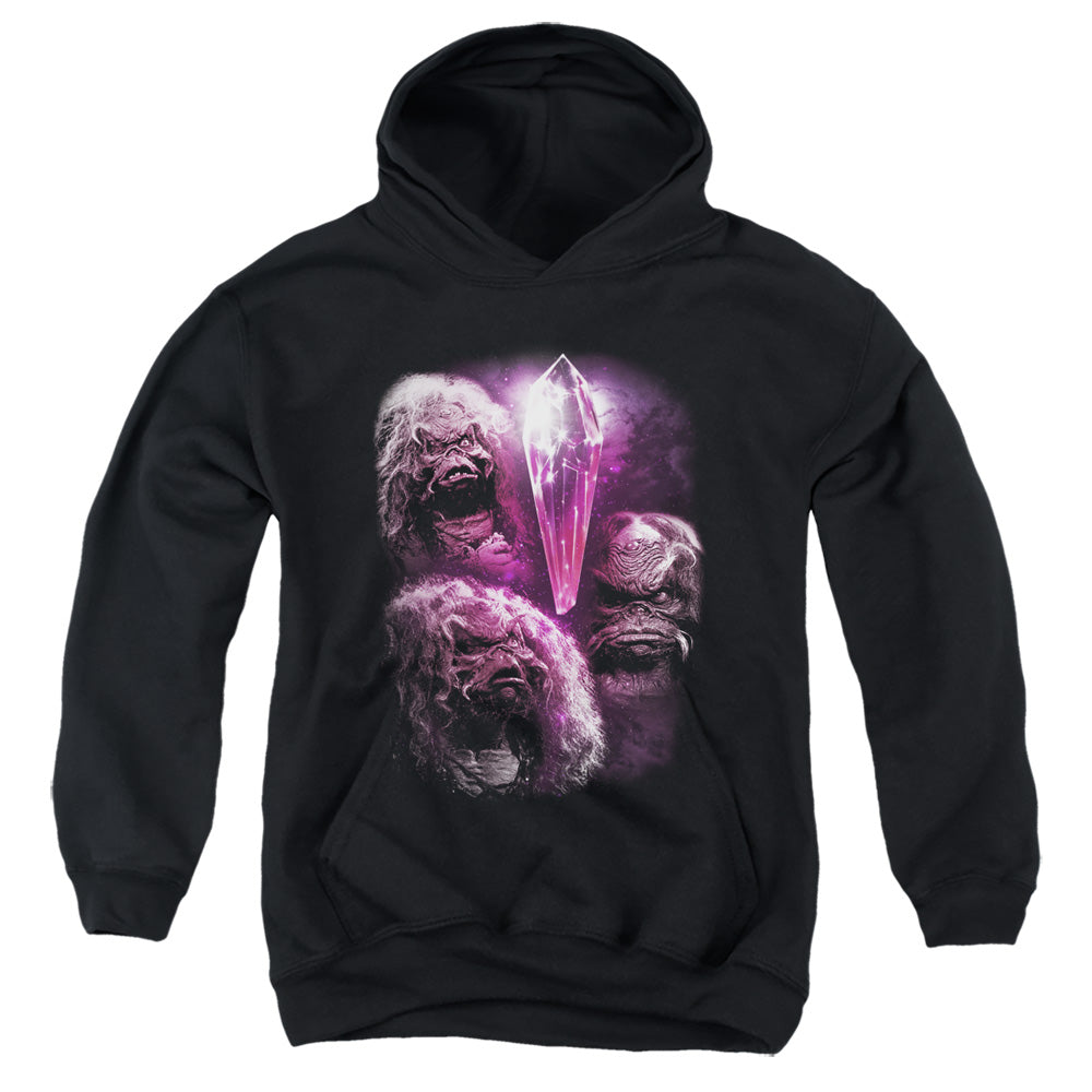 AN OFFCIALLY LICENSED DARK CRYSTAL HOWLING YOUTH HOODIE BLACK