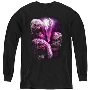 AN OFFCIALLY LICENSED DARK CRYSTAL HOWLING YOUTH LONG SLEEVE T-SHIRT BLACK