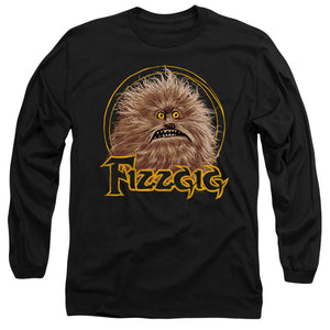 AN OFFCIALLY LICENSED DARK CRYSTAL FIZZGIG MEN'S LONG SLEEVE T-SHIRT BLACK