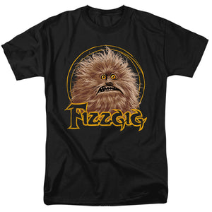 AN OFFCIALLY LICENSED DARK CRYSTAL FIZZGIG MEN'S REGULAR FIT T-SHIRT BLACK